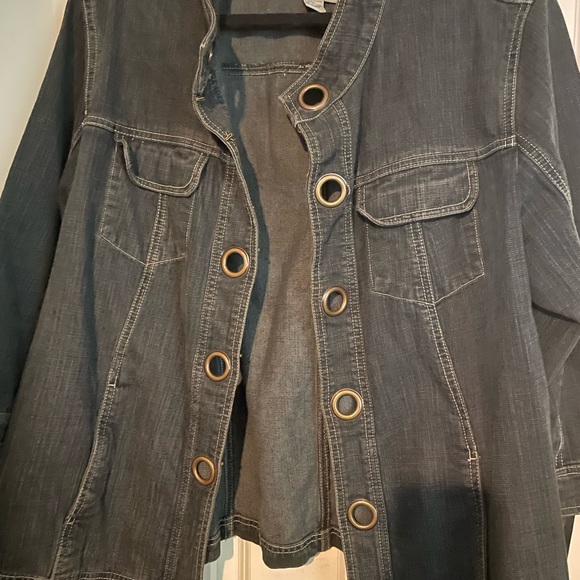 Black denim Jacket!! - Picture 3 of 4